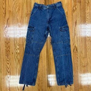 Brandy Melville/John Galt Denim Cargo Pants Women’s Skater Streetwear Grunge